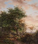 Johannes Gijsbertusz van Ravenswaay At Rest under a Tree oil painting reproduction